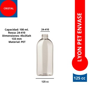 LYON 125 cc PET ENVASE 24/410